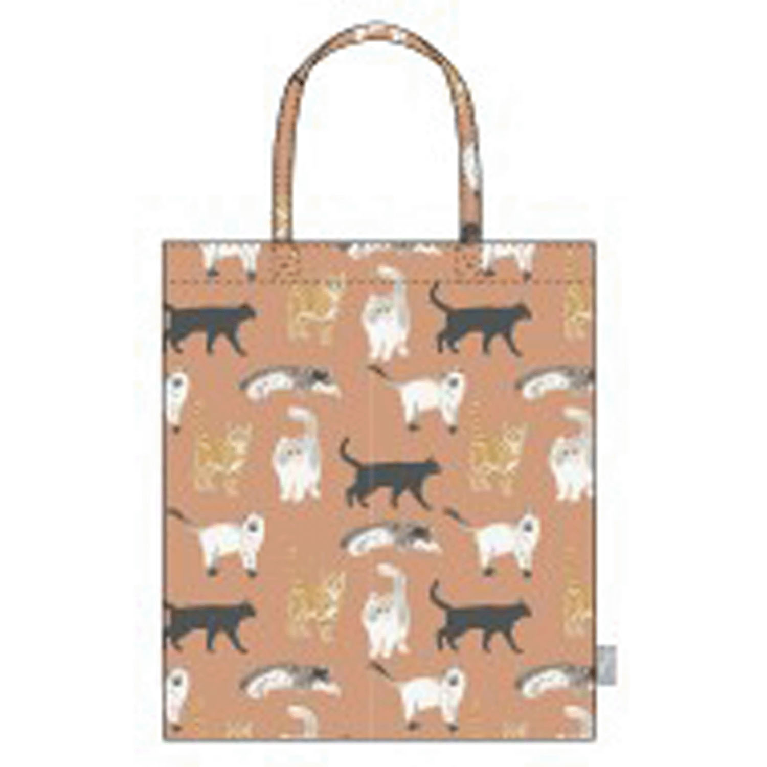 マチなしトートバッグ メニーキャット オレンジ