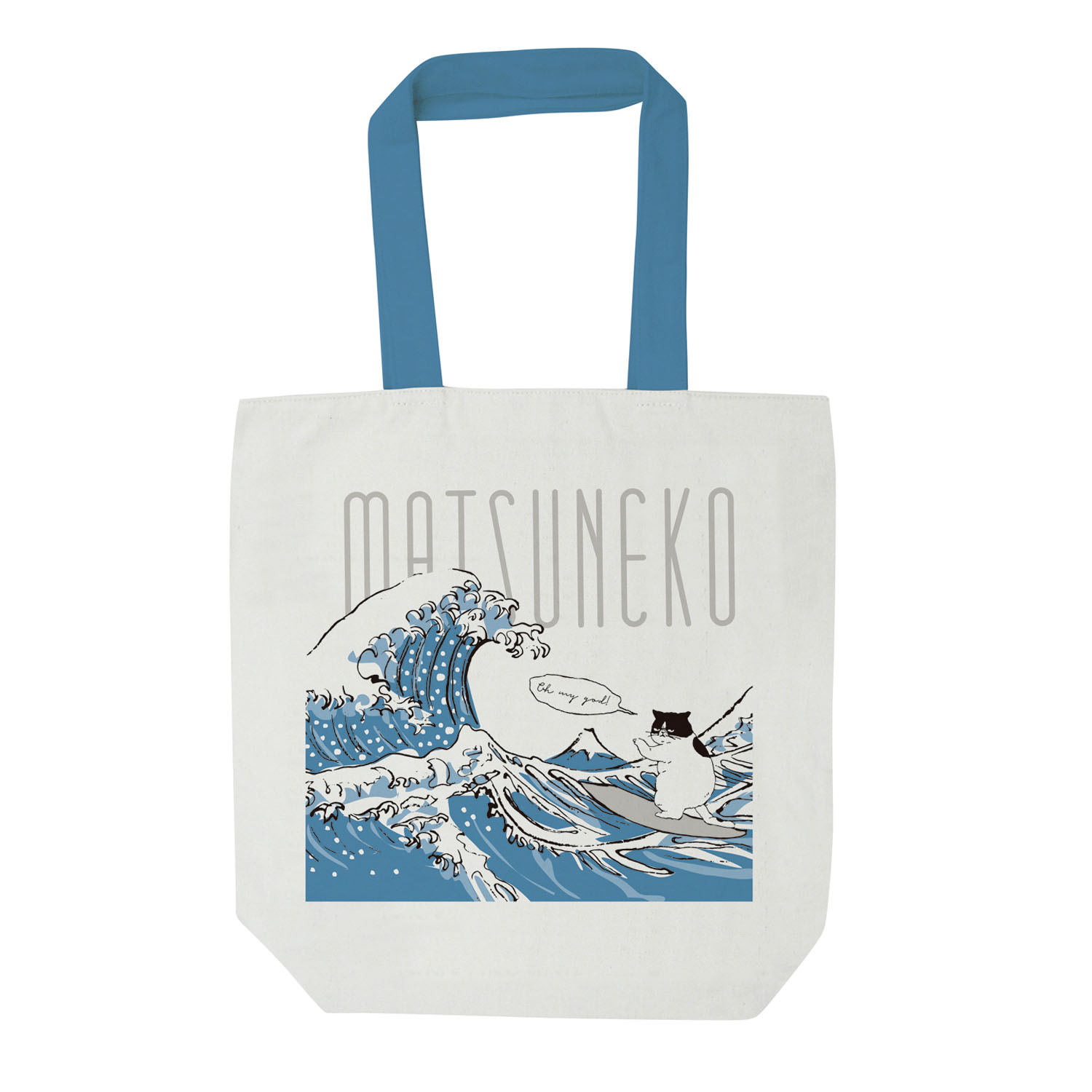 トートバッグ マツネコ荒波