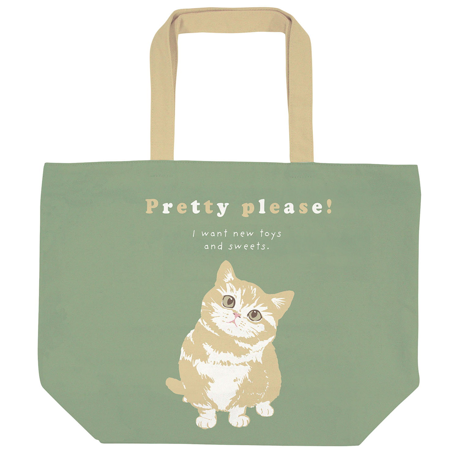 横型トートバッグ マッシュおねだり