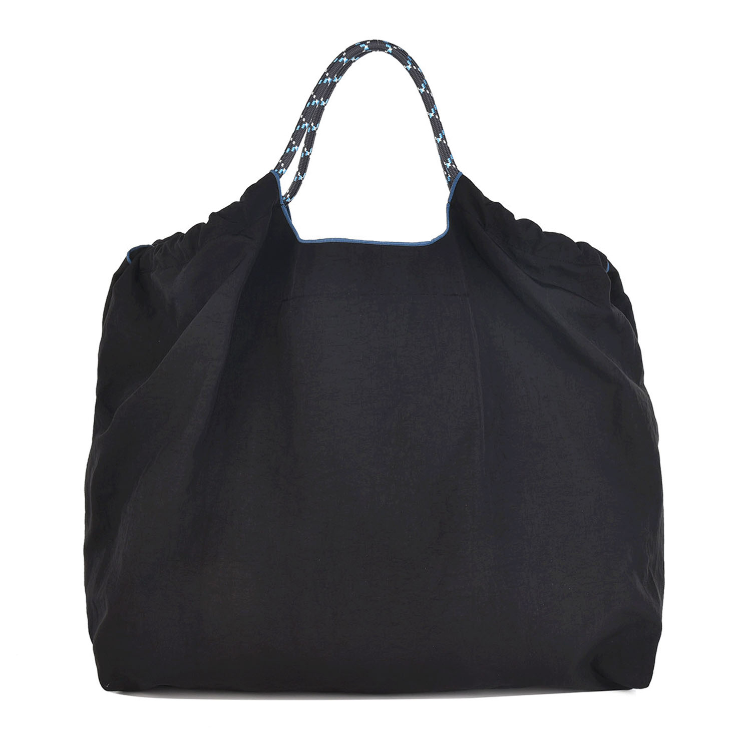 撥水加工刺繍ワッシャーバッグ L ネコまるけ柄 - 画像4