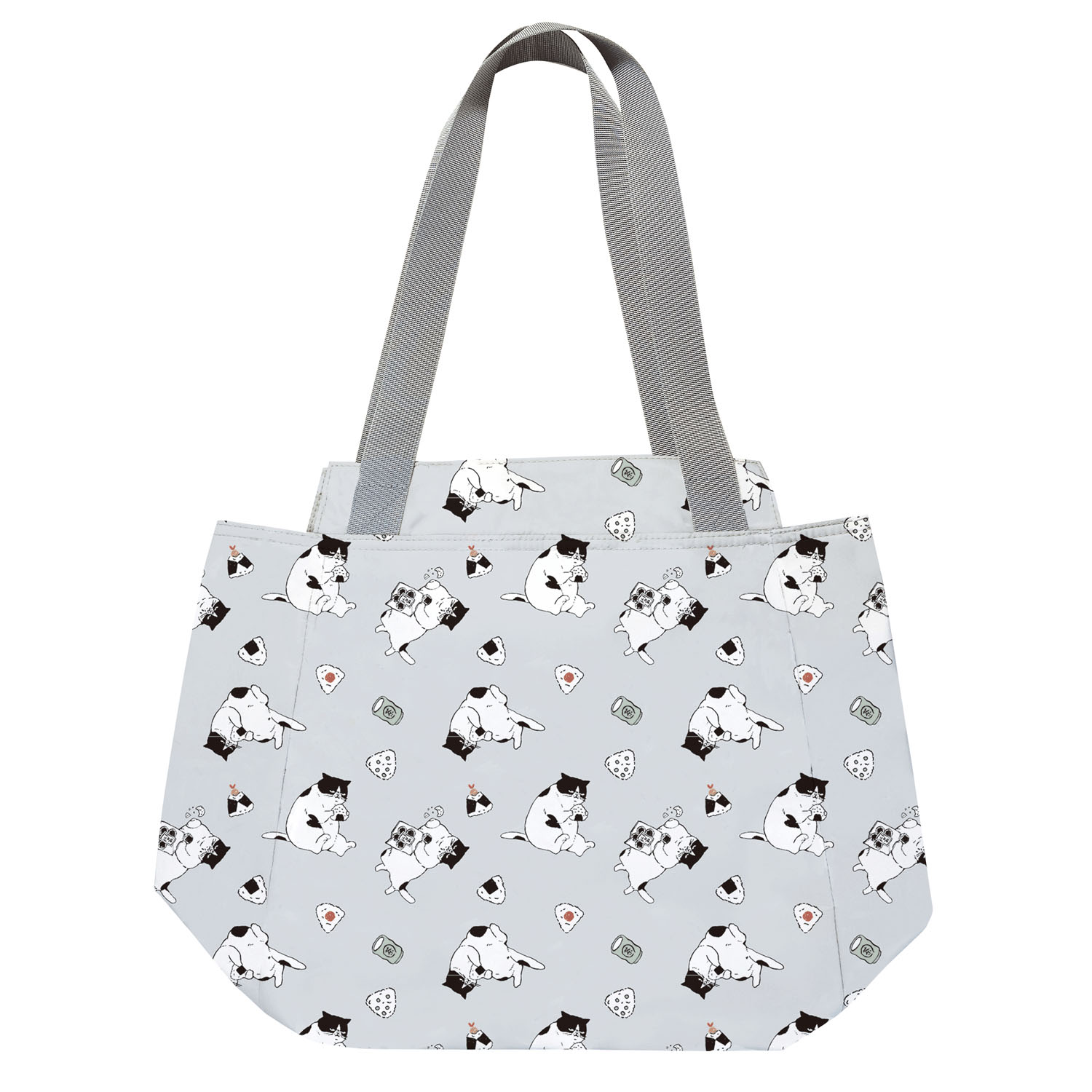 バルーン保冷トートバッグ マツネコ GY - 画像1