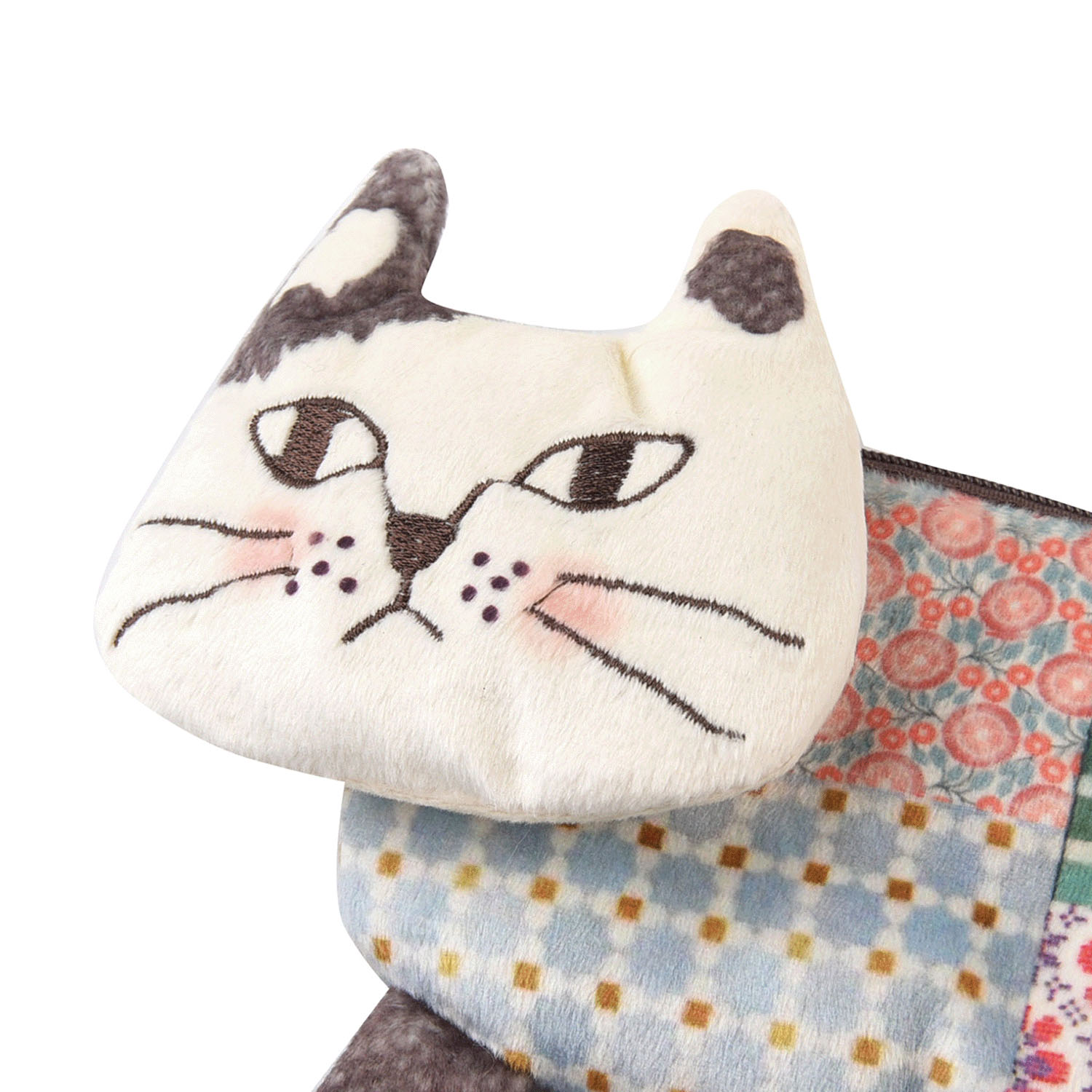 ごきげんようマチルダさん ダイカットポーチ ブラウン系 - 画像2