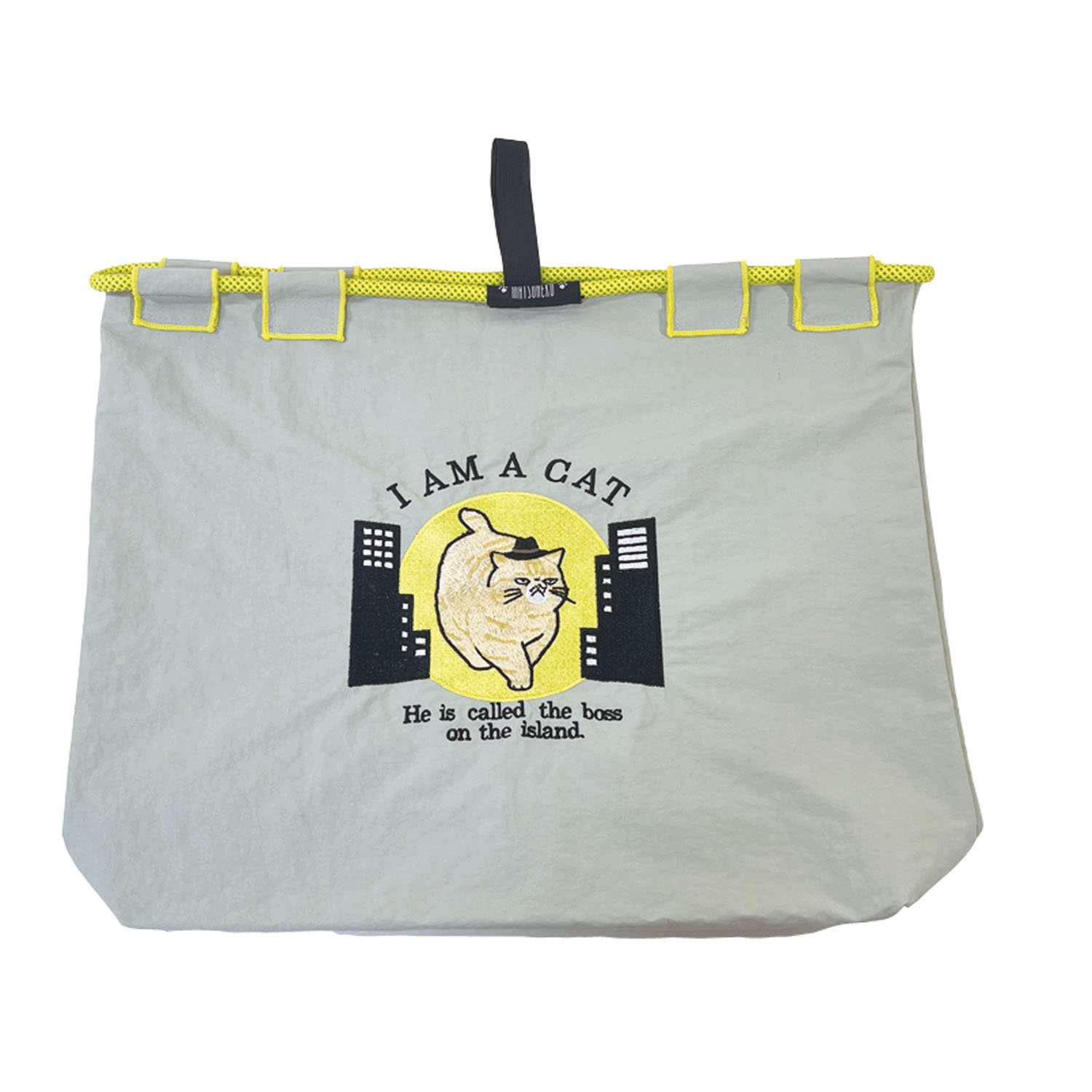 刺繍バッグM ボスネコ