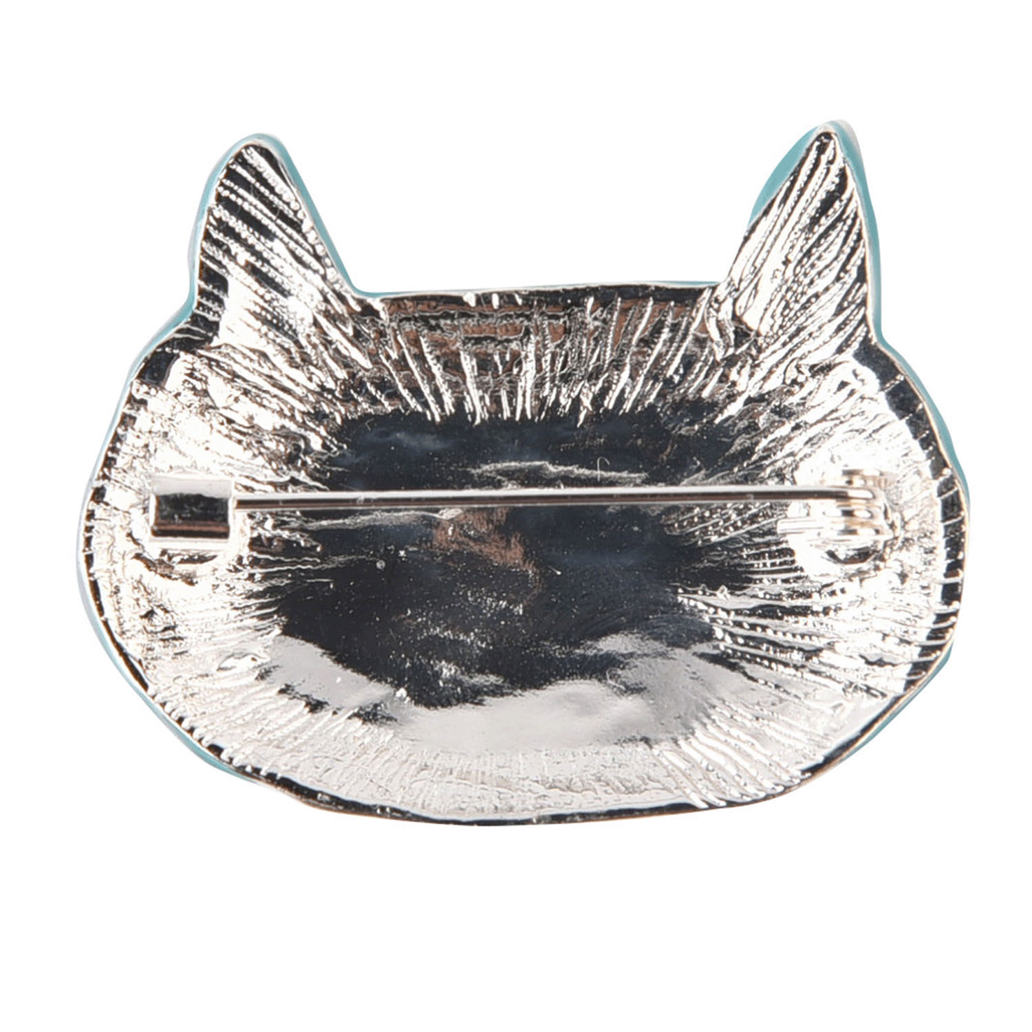 親指サイズのブローチ ミチョロ（ブルーグリーン） - 画像5