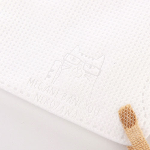 不織布立体マスクネコまるけ柄 - 画像2