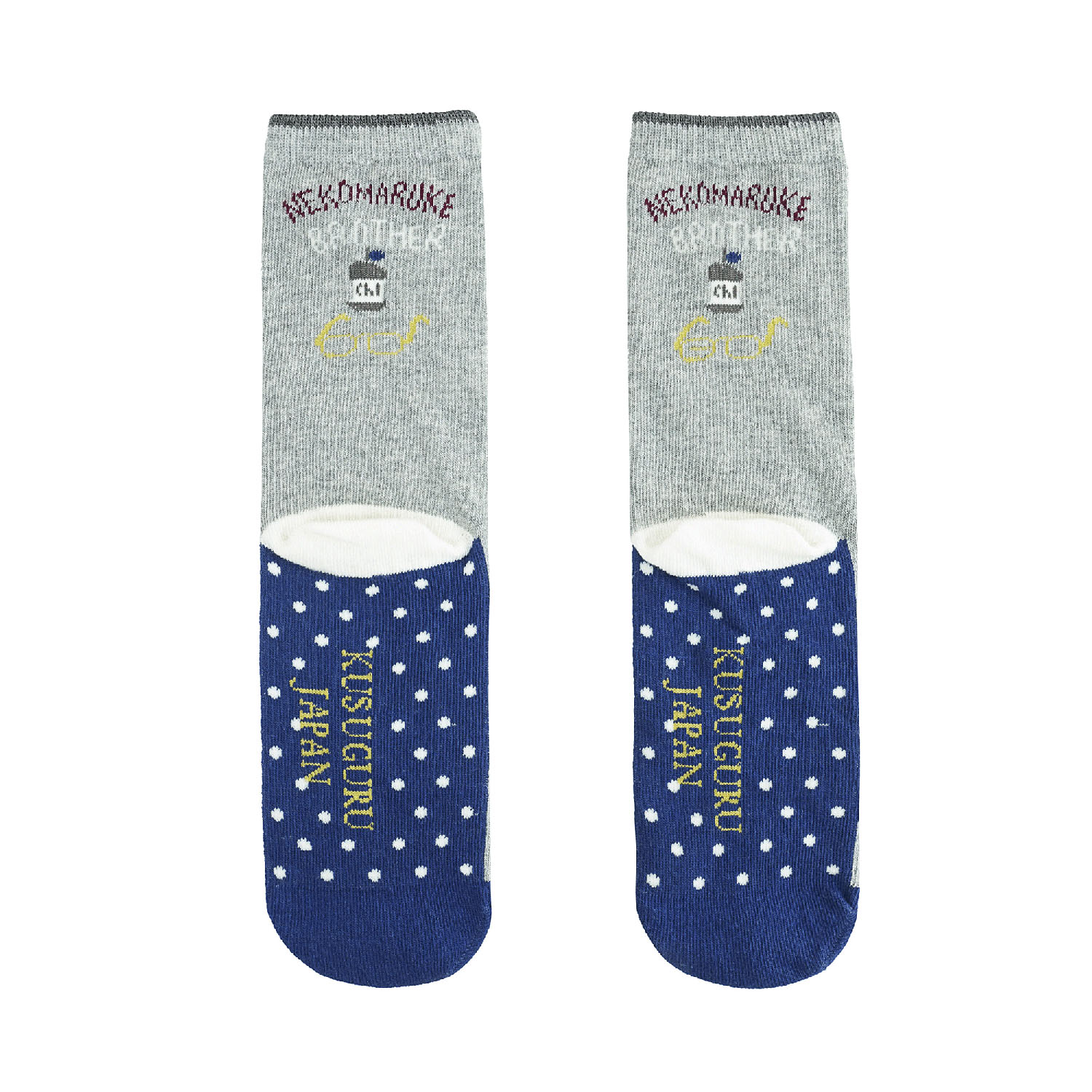 ジャガード靴下 レギュラータイプ ネコまるけ柄 - 画像5