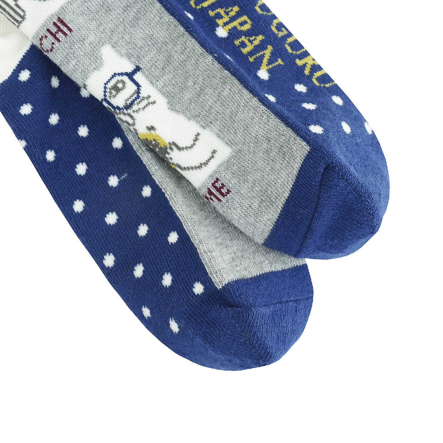 ジャガード靴下 レギュラータイプ ネコまるけ柄 - 画像9