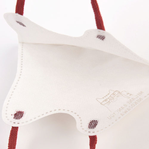 不織布立体マスクネコまるけ柄 - 画像3