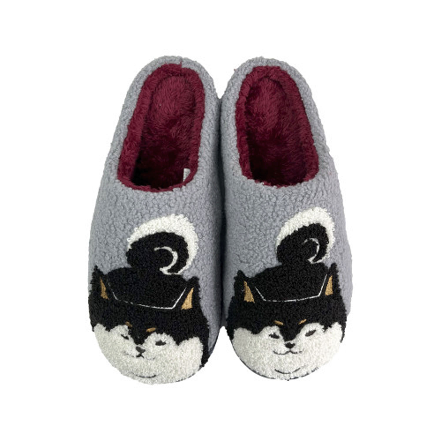 サガラ刺しゅう ルームシューズ 柴尻君 - 画像1