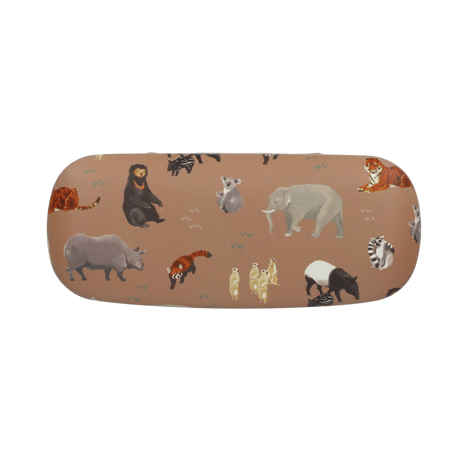 メガネケース ズー ライトブラウン - 画像1