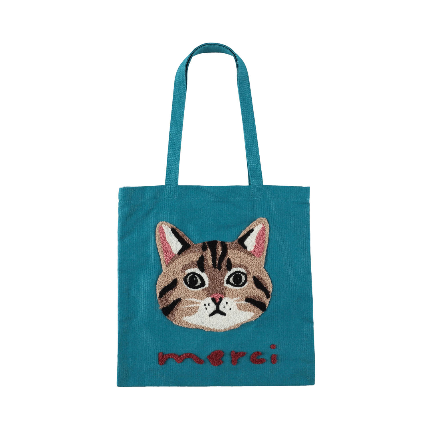 ouaf ouaf ＆ miaou marche マチなしトートバッグ ティーグルキャット - 画像1