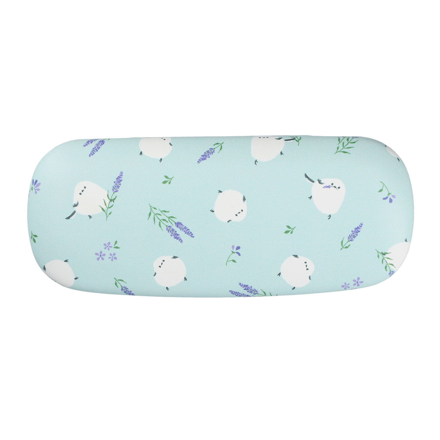 メガネケース ラベンダーシマエナガ - 画像1