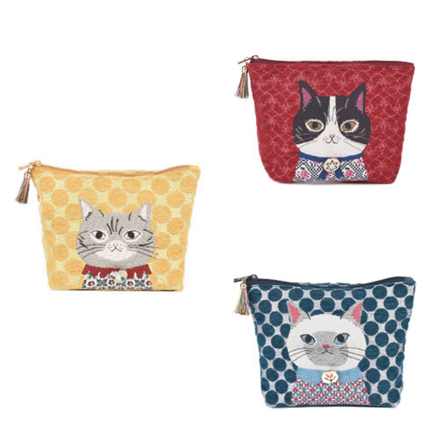 パーラーすずらん堂 シェニールジャガード  ポーチ