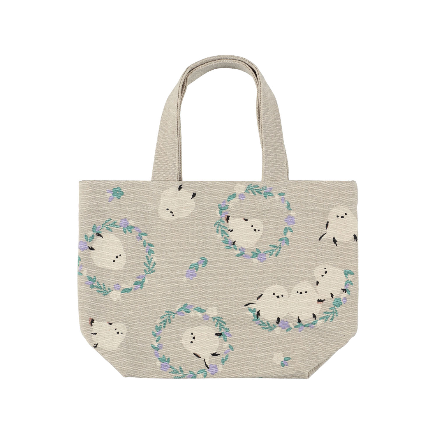 ミニトート リースしまださん ベージュ