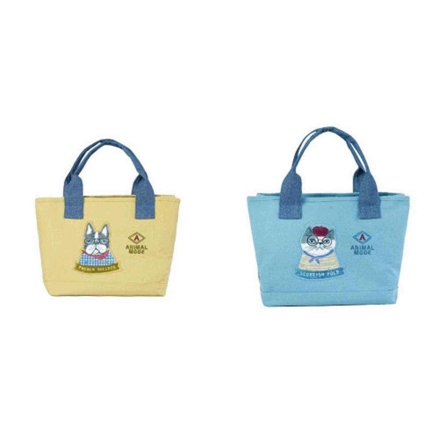 蓋付き仕切りトート アニマルモード