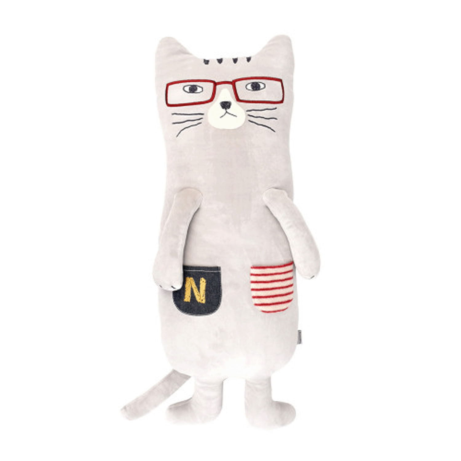 パフモチ ぬいぐるみクッション ネコザワさん - 画像1