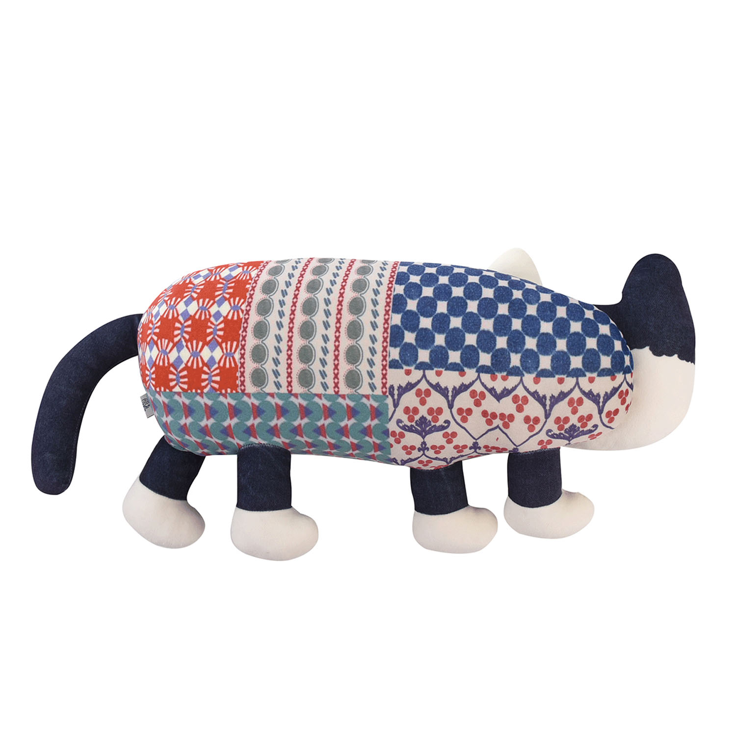 【01／ベーシック、02／BR系チェック、03／BL系チェック】パフモチ ぬいぐるみクッション マチルダさん - 画像7