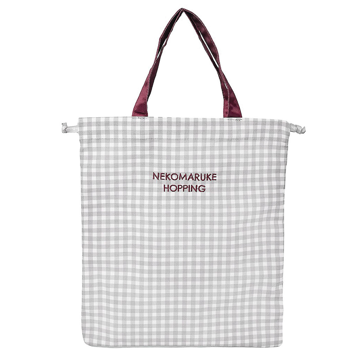 巾着バッグ ネコまるけ - 画像3