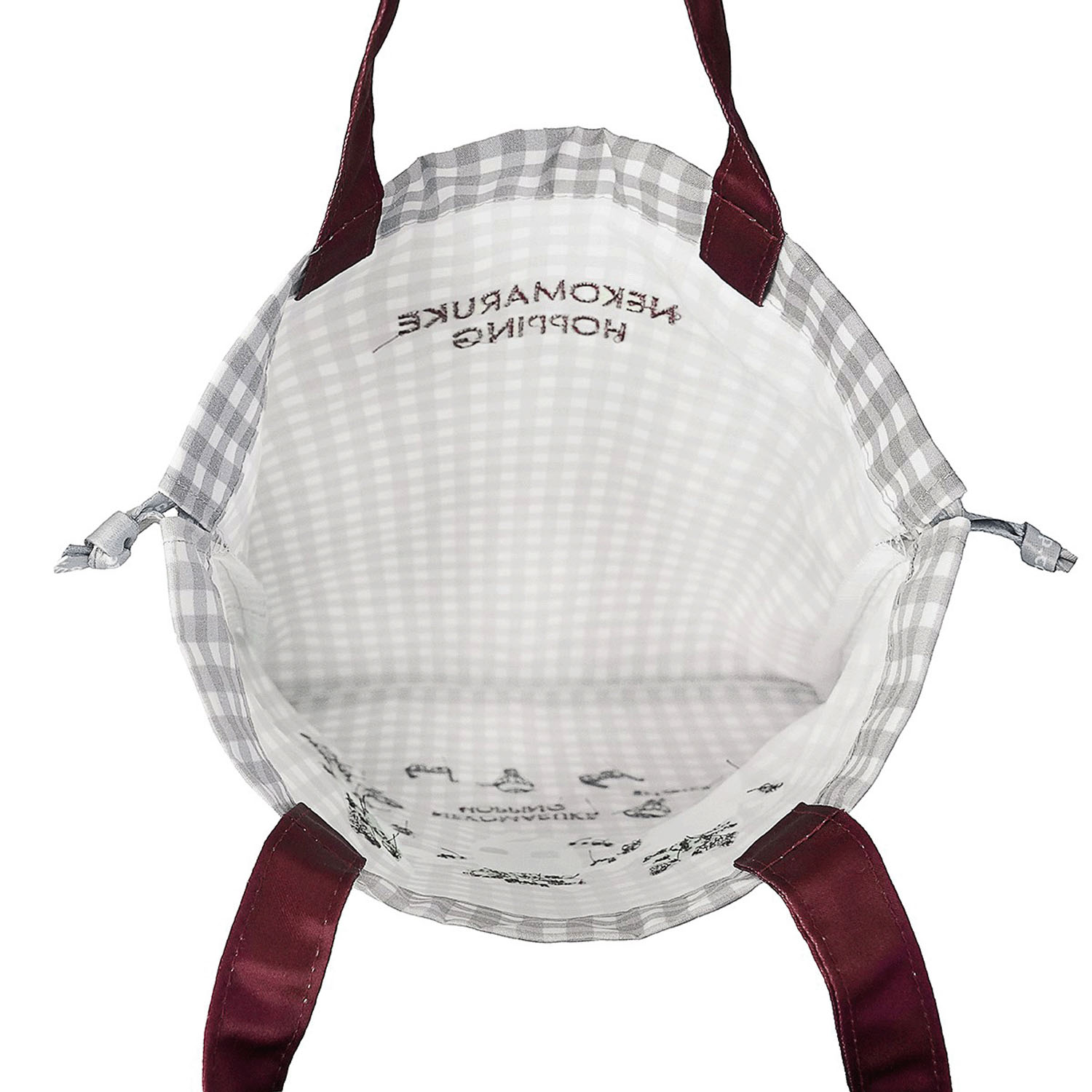 巾着バッグ ネコまるけ - 画像4