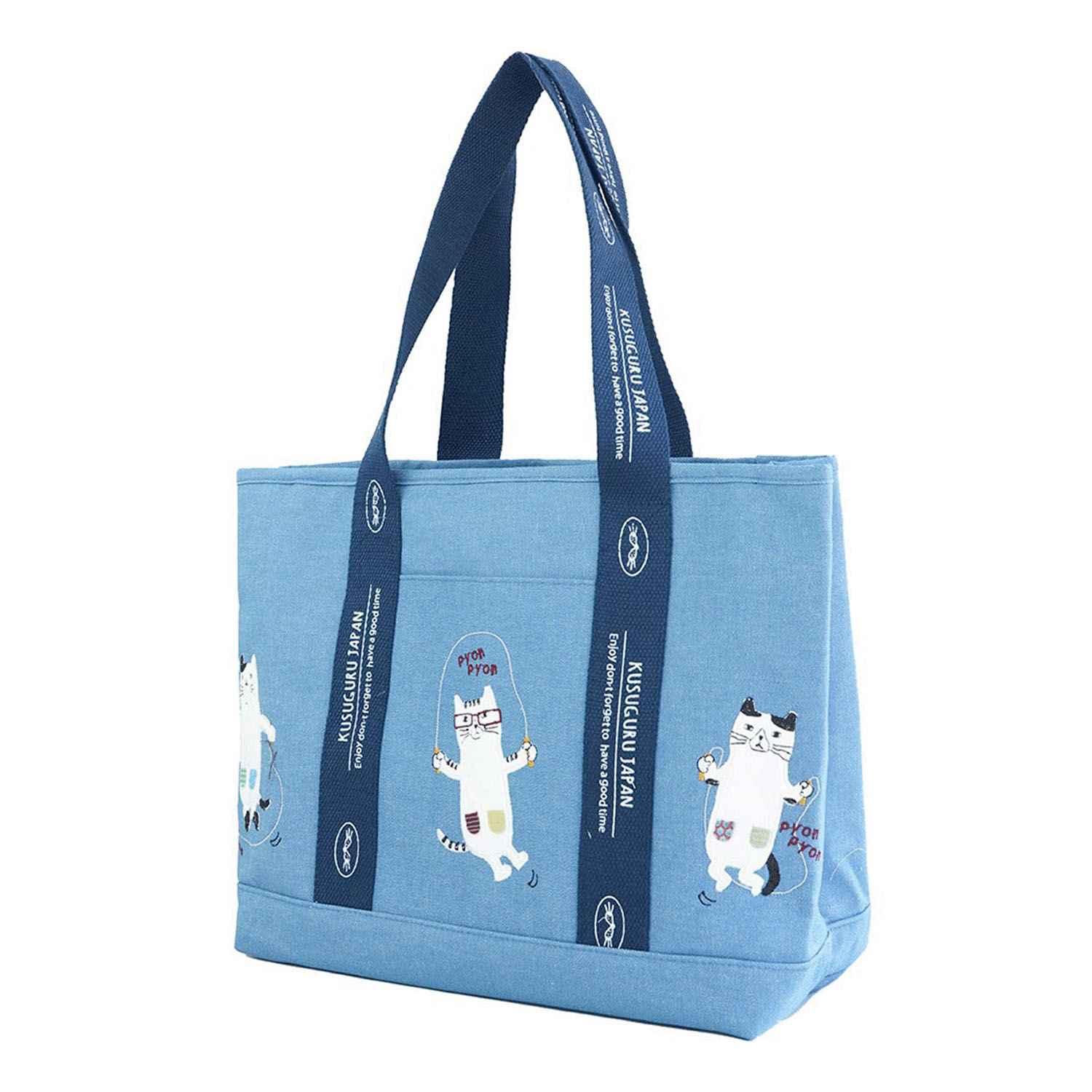 蓋付き仕切りトートM ネコまるけ - 画像14