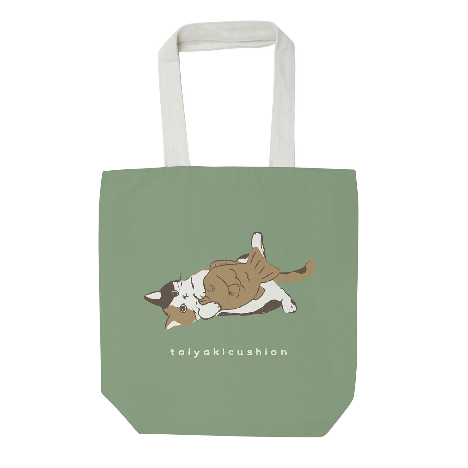 トートバッグ くるみとたいやき - 画像1