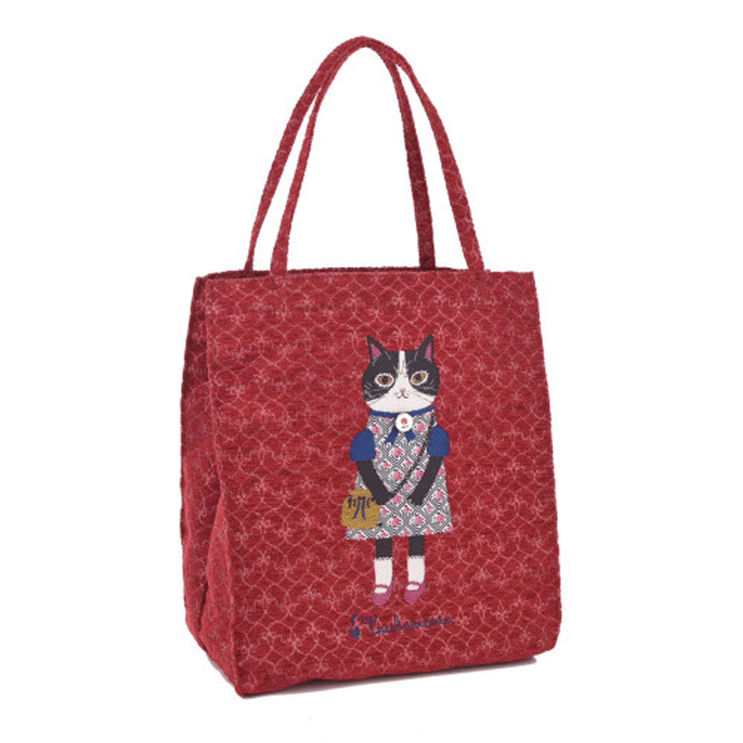 パーラーすずらん堂 シェニールジャガード ミニバッグ - 画像4