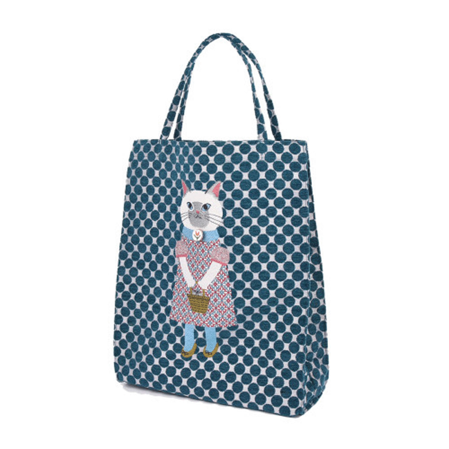 パーラーすずらん堂 シェニールジャガード スクエアバッグ - 画像13