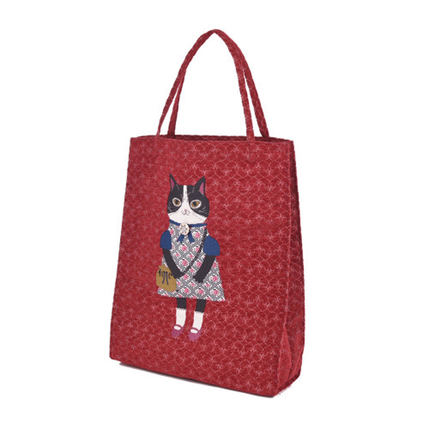 パーラーすずらん堂 シェニールジャガード スクエアバッグ - 画像3