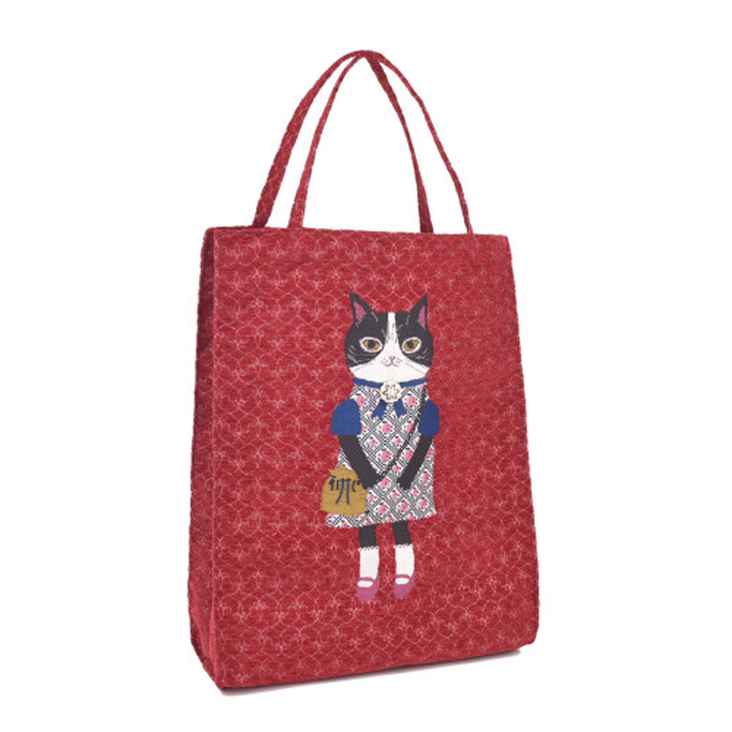 パーラーすずらん堂 シェニールジャガード スクエアバッグ - 画像4