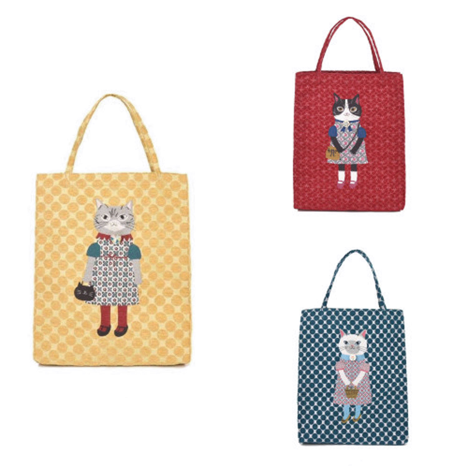 パーラーすずらん堂 シェニールジャガード スクエアバッグ