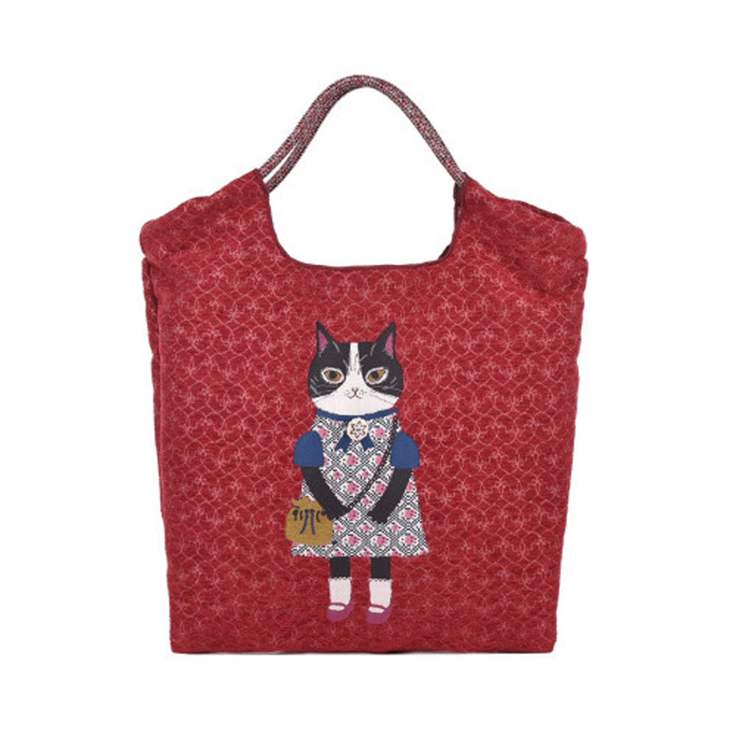 パーラーすずらん堂 シェニールジャガード パラコードバッグ - 画像2