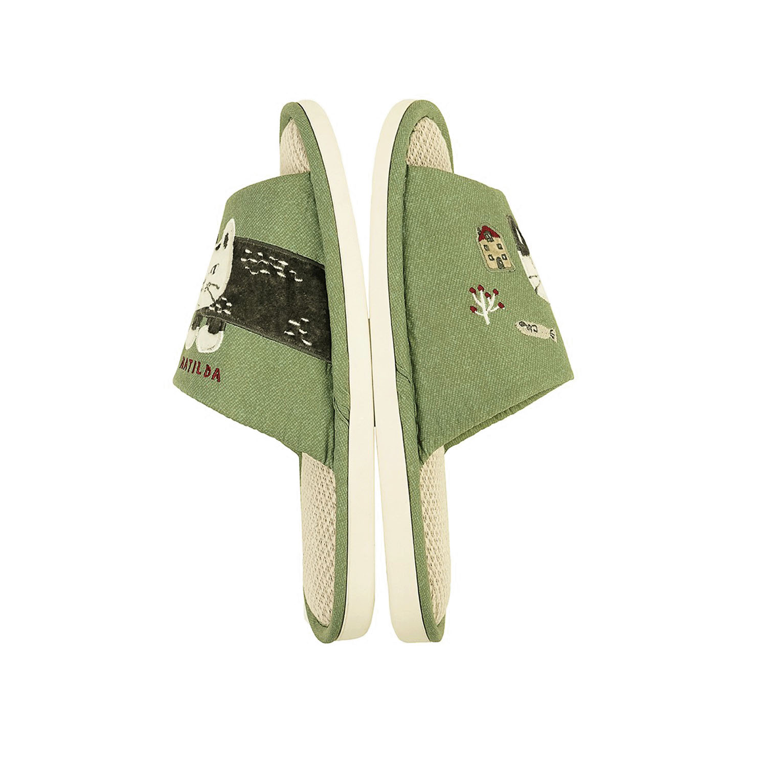 棉麻スリッパ マチルダさん - 画像6