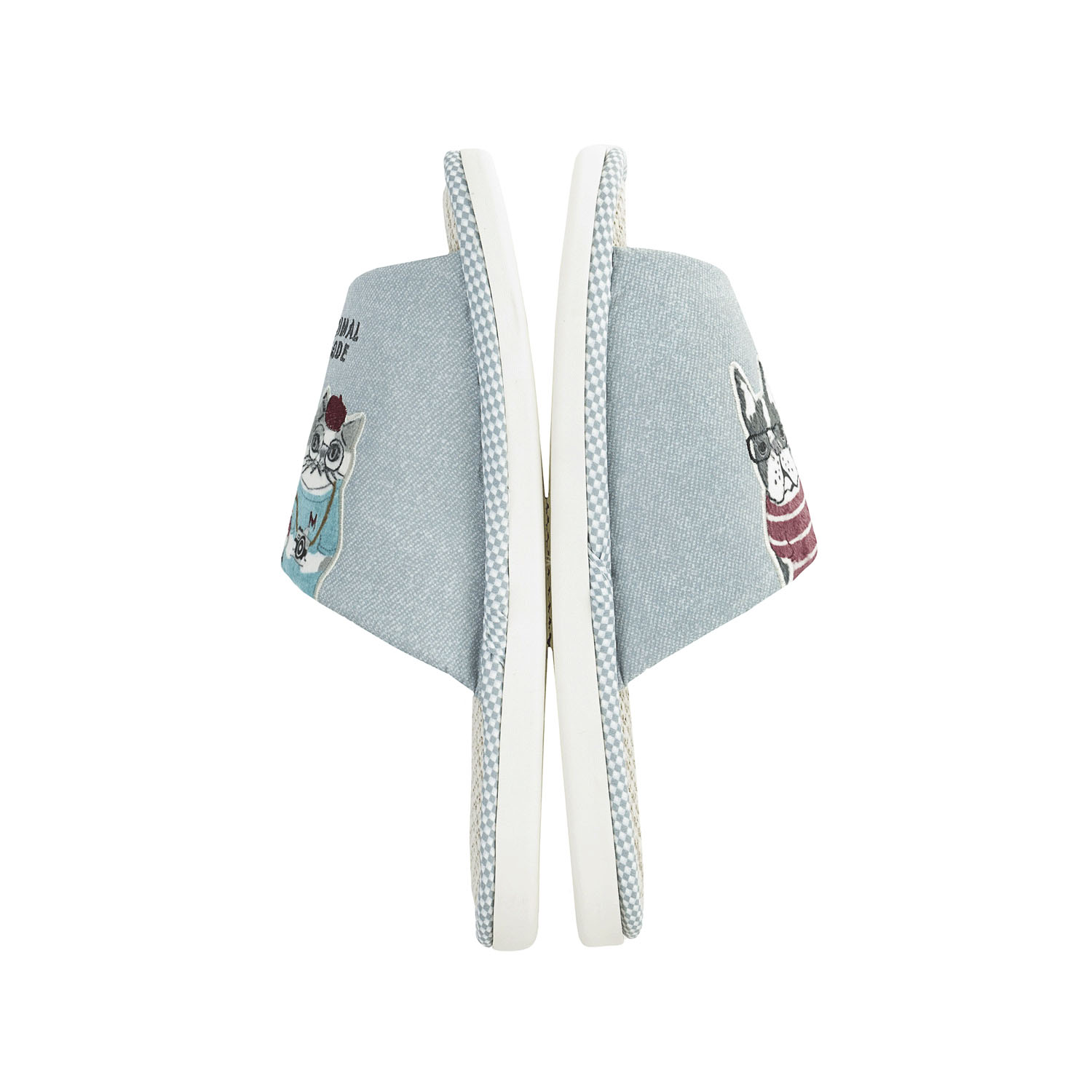 棉麻スリッパ アニマルモード - 画像3