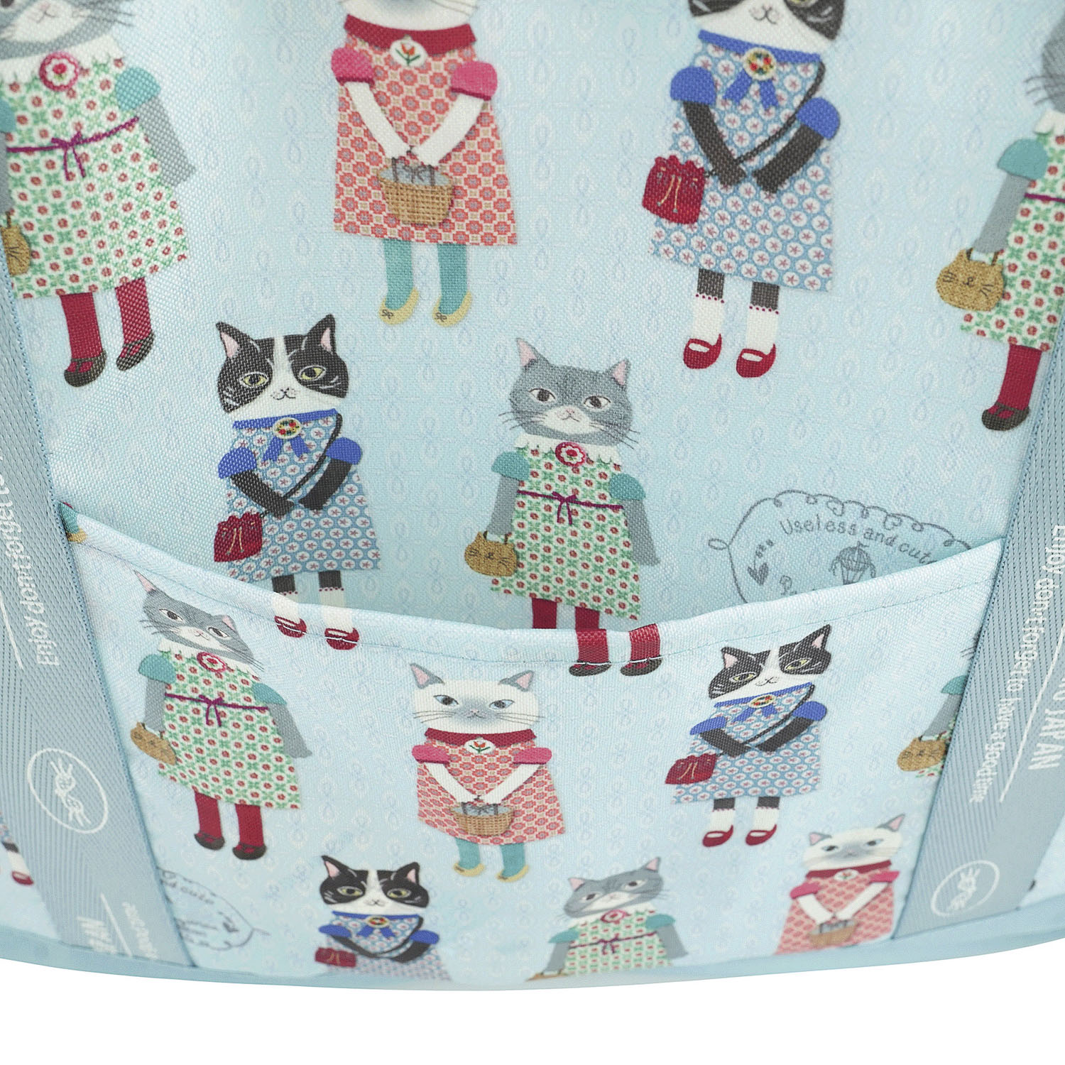 アルミ保冷保温 トートバッグ おめかしさん柄 - 画像15