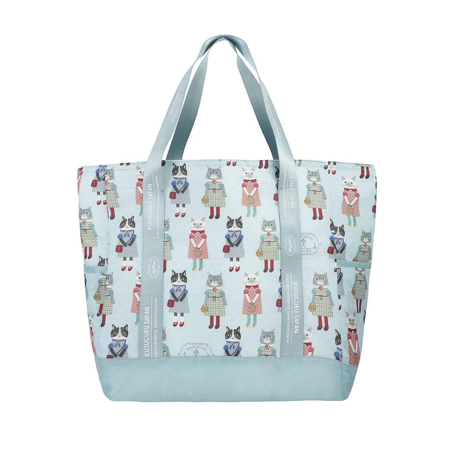 アルミ保冷保温 トートバッグ おめかしさん柄 - 画像10