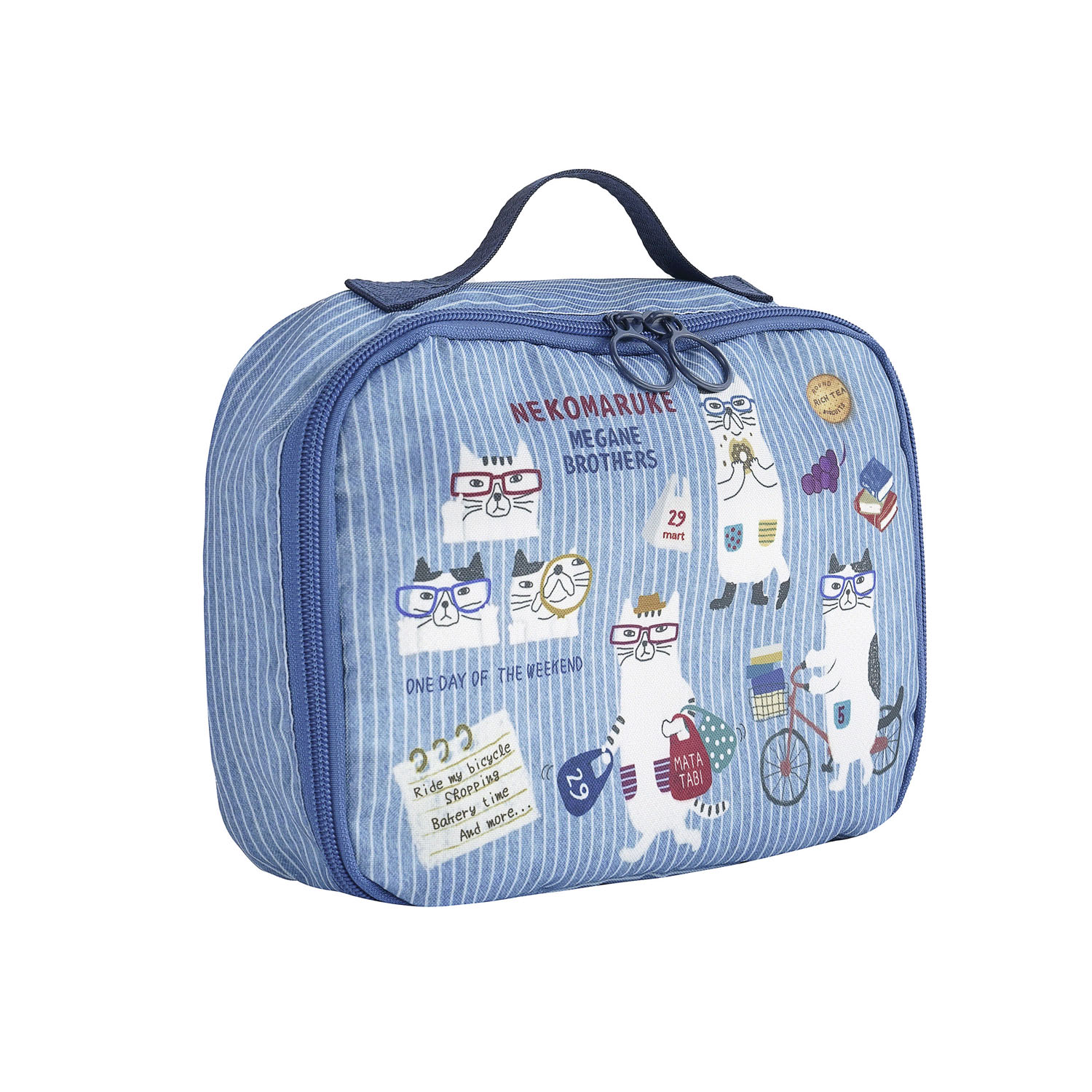 アメニティポーチ ネコまるけ柄 - 画像9