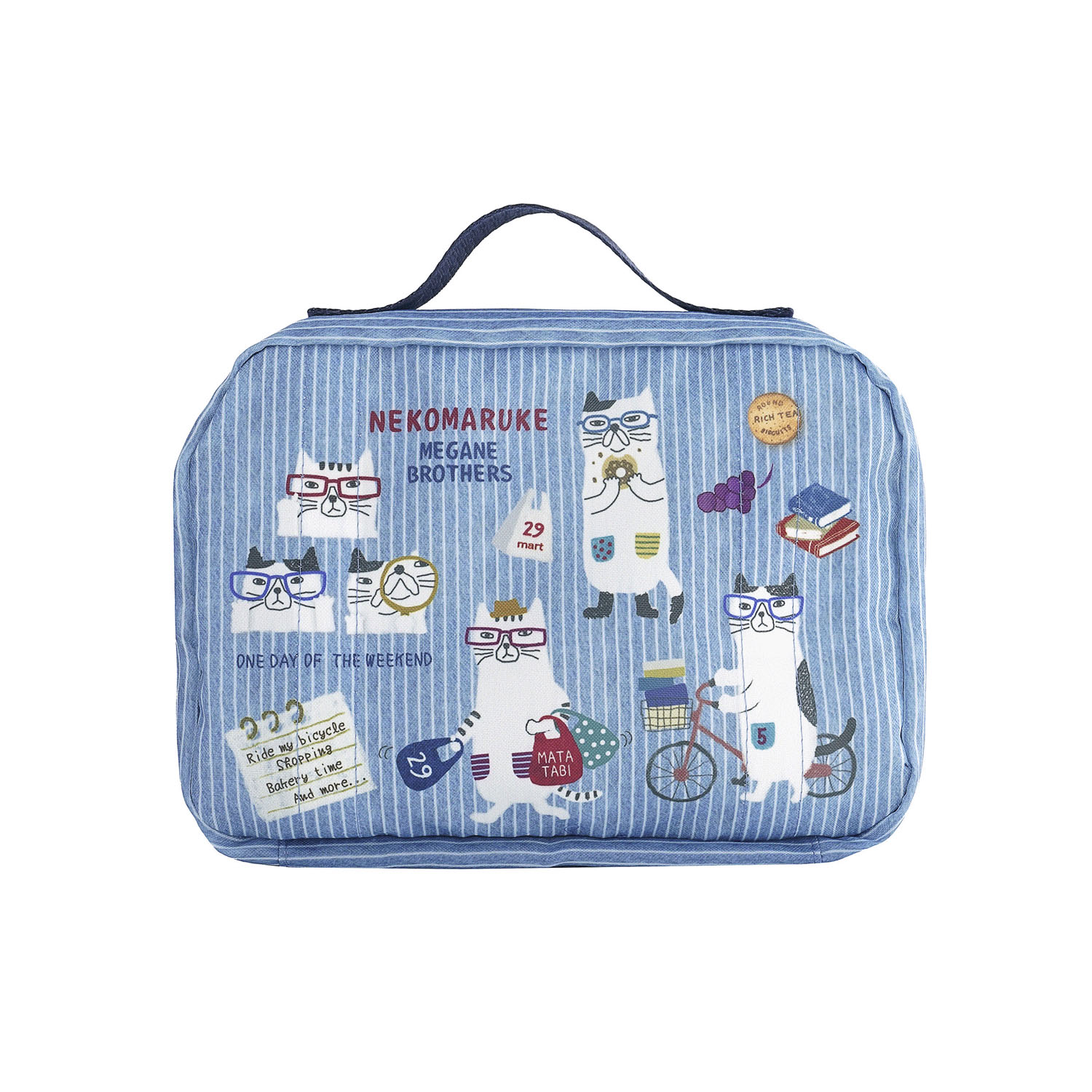 アメニティポーチ ネコまるけ柄 - 画像10