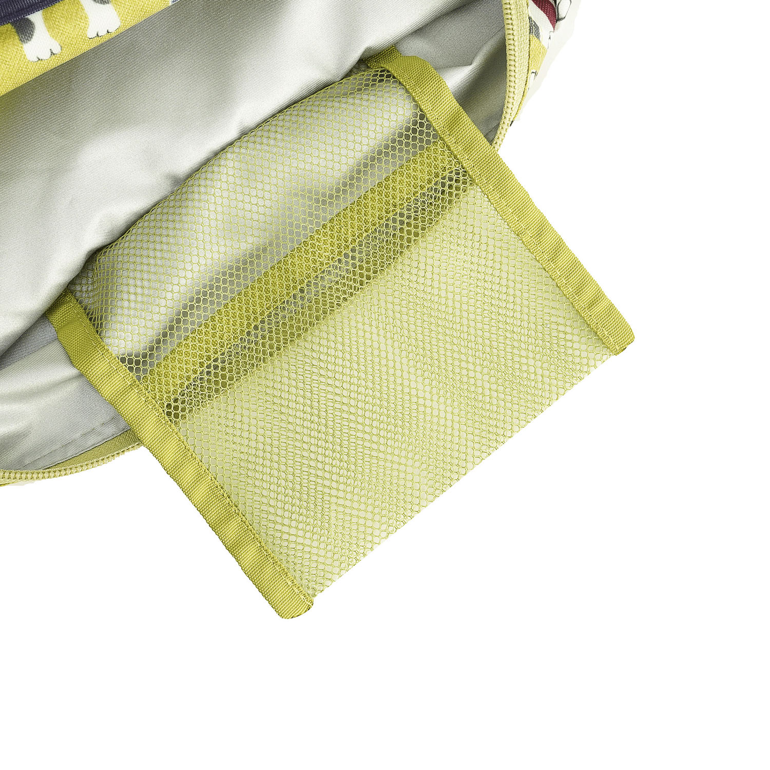 シルバー保冷保温 折り畳みエコバッグ（Lサイズ） ネパウロ柄 - 画像7