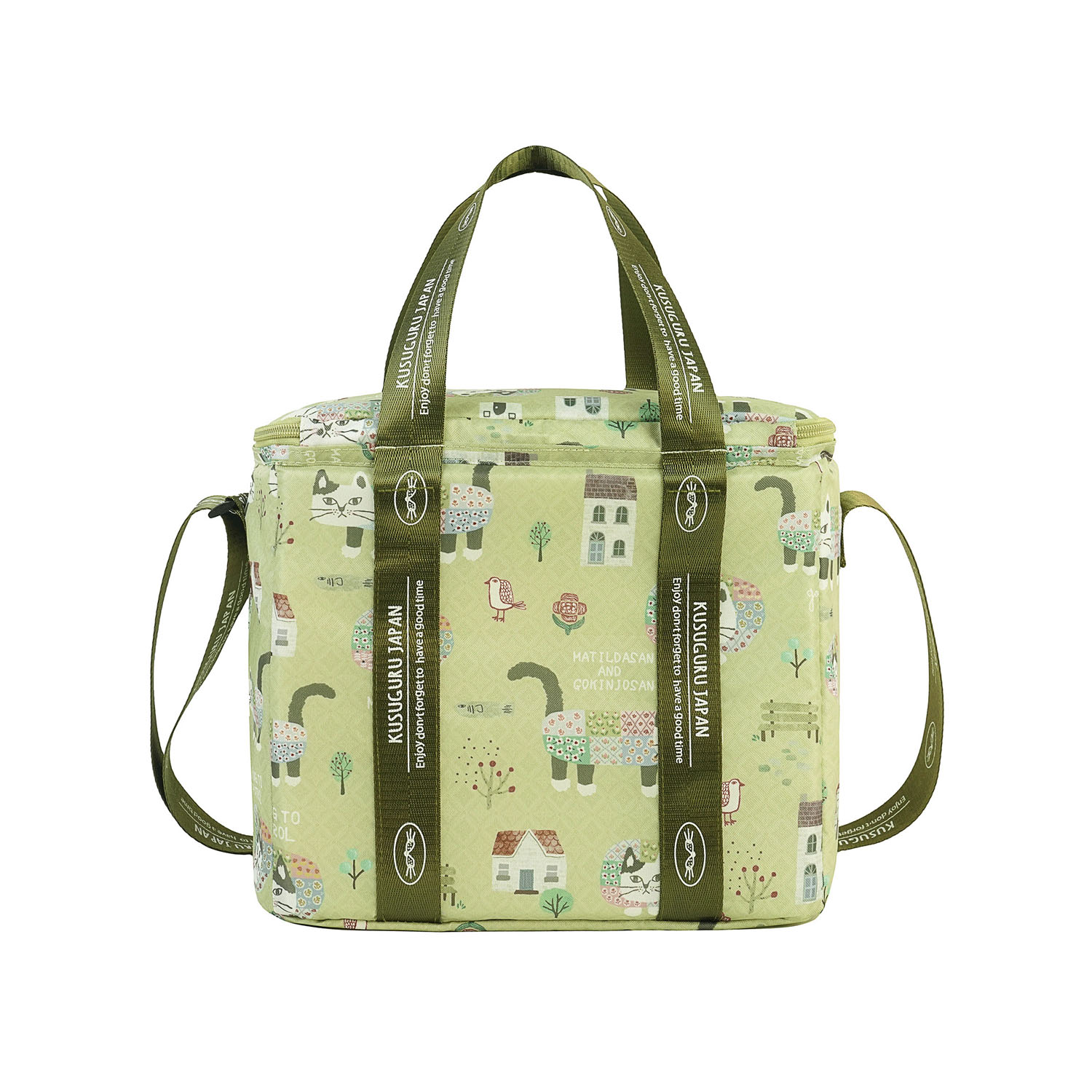 アルミ保冷保温 折り畳みクーラーバッグ マチルダさん柄 - 画像4