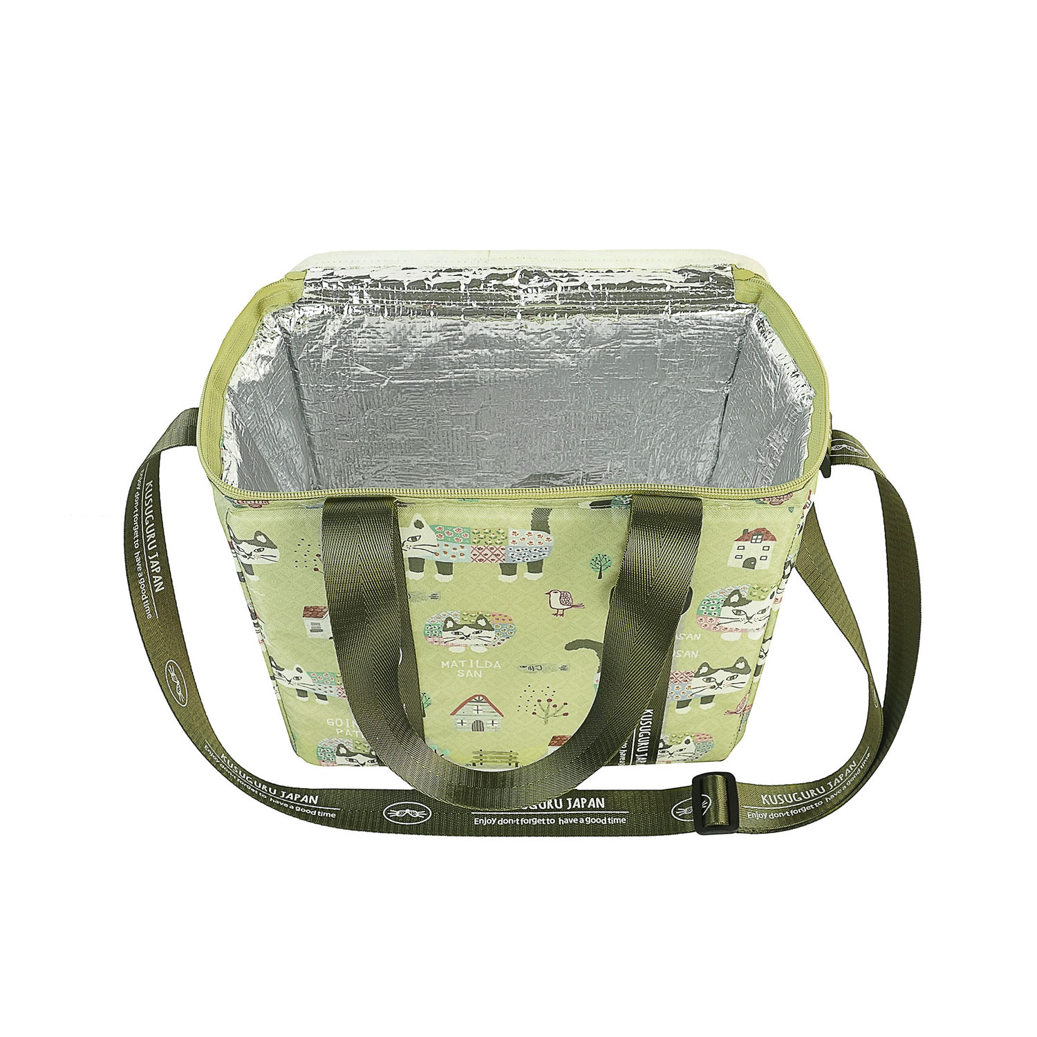 アルミ保冷保温 折り畳みクーラーバッグ マチルダさん柄 - 画像6