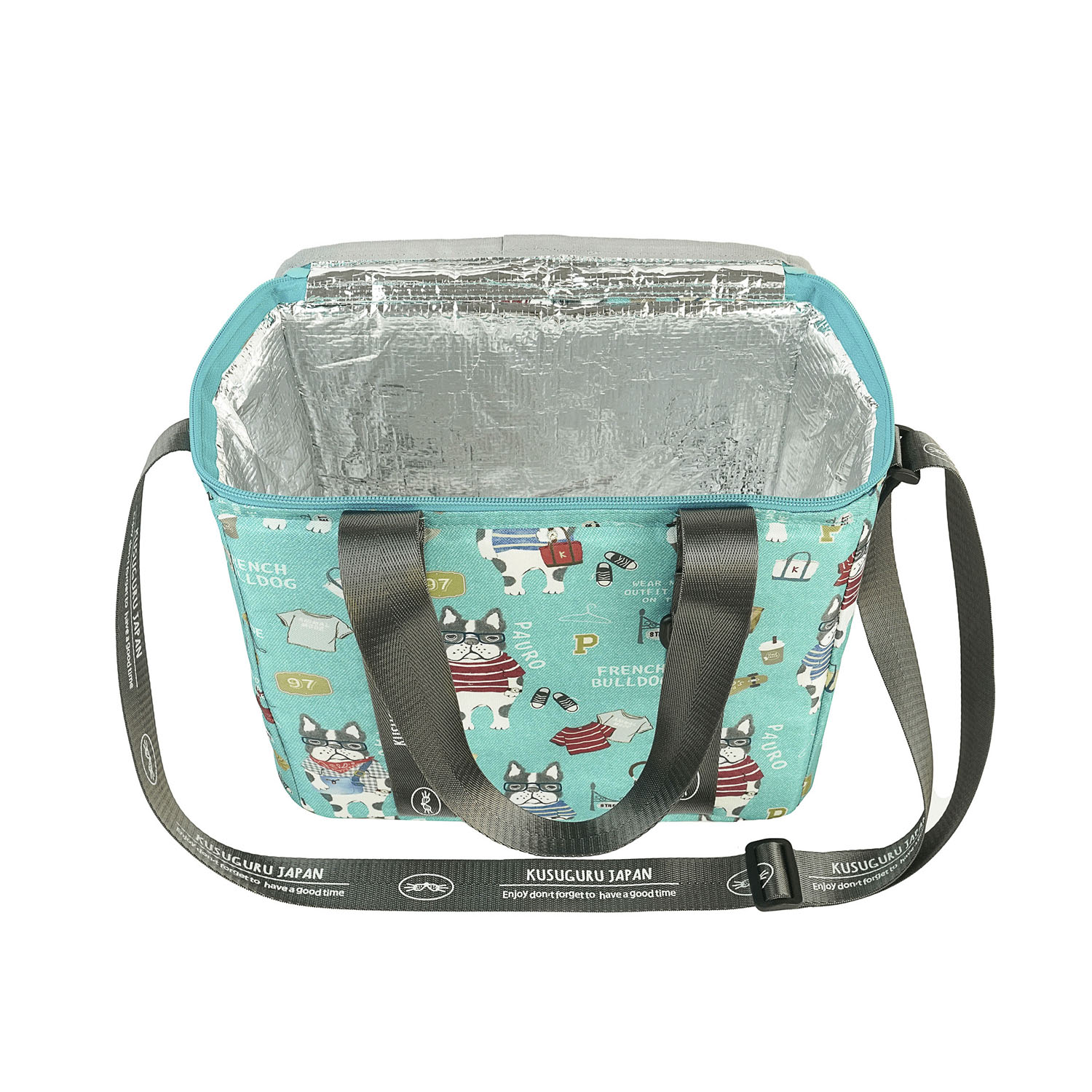 アルミ保冷保温 折り畳みクーラーバッグ パウロ柄 - 画像12