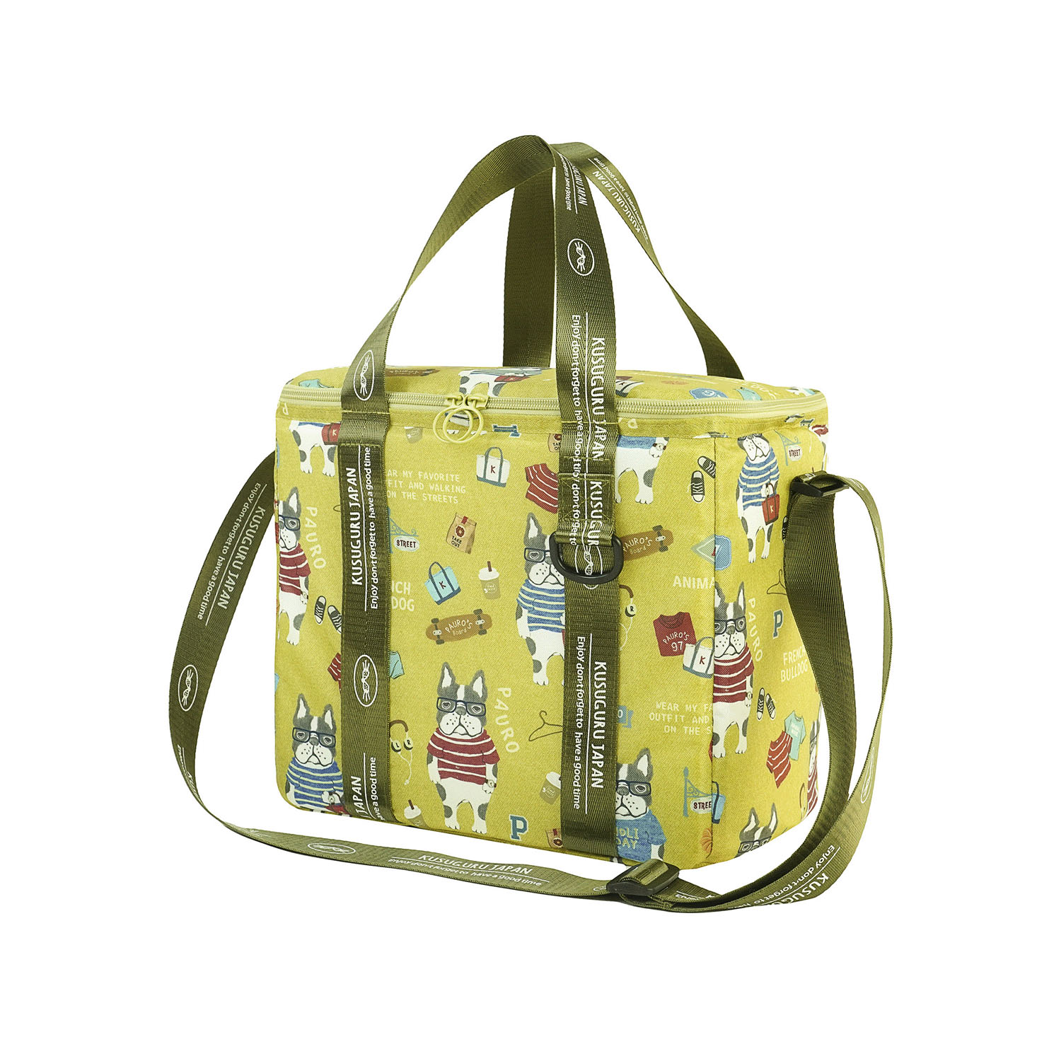 アルミ保冷保温 折り畳みクーラーバッグ パウロ柄 - 画像3