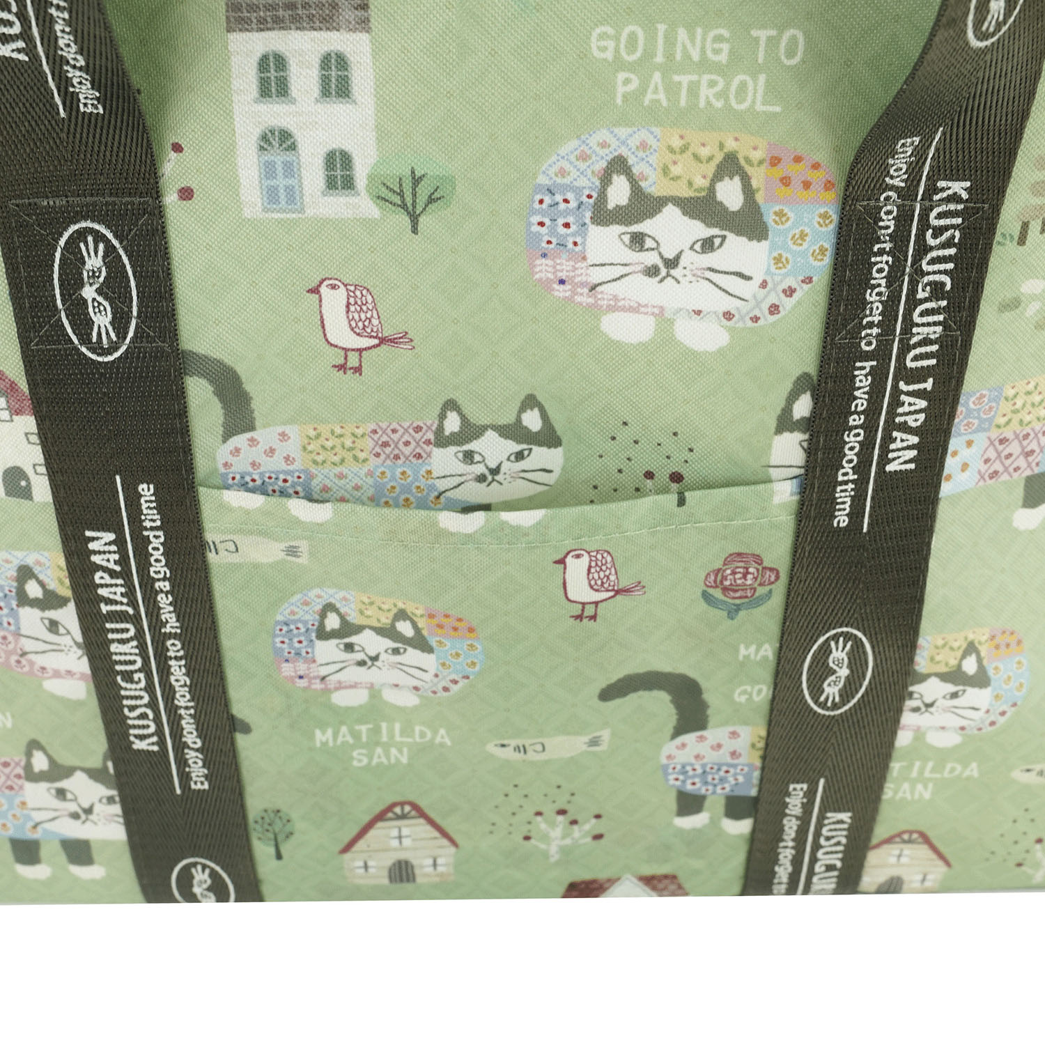 アルミ保冷保温 お買い物バッグ マチルダさん柄 - 画像10