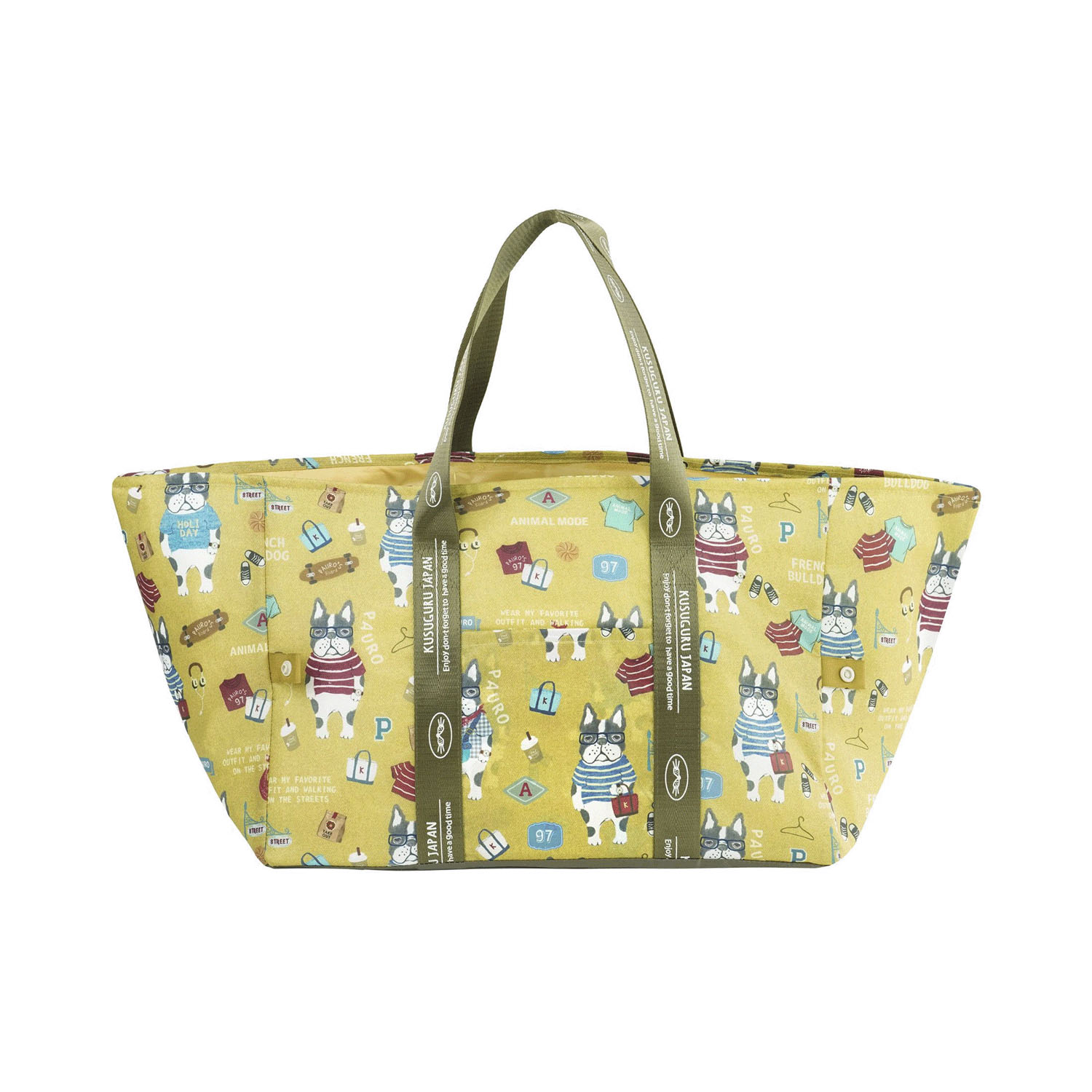 アルミ保冷保温 お買い物バッグ パウロ柄 - 画像2