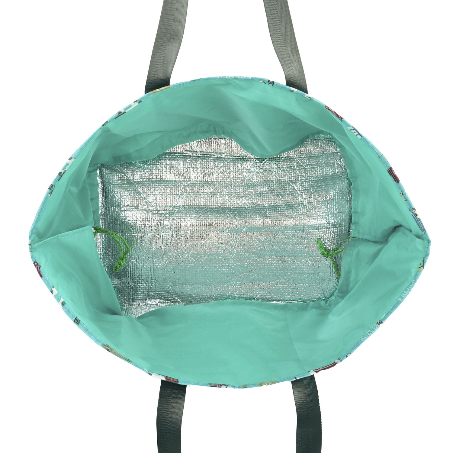 アルミ保冷保温 お買い物バッグ パウロ柄 - 画像11