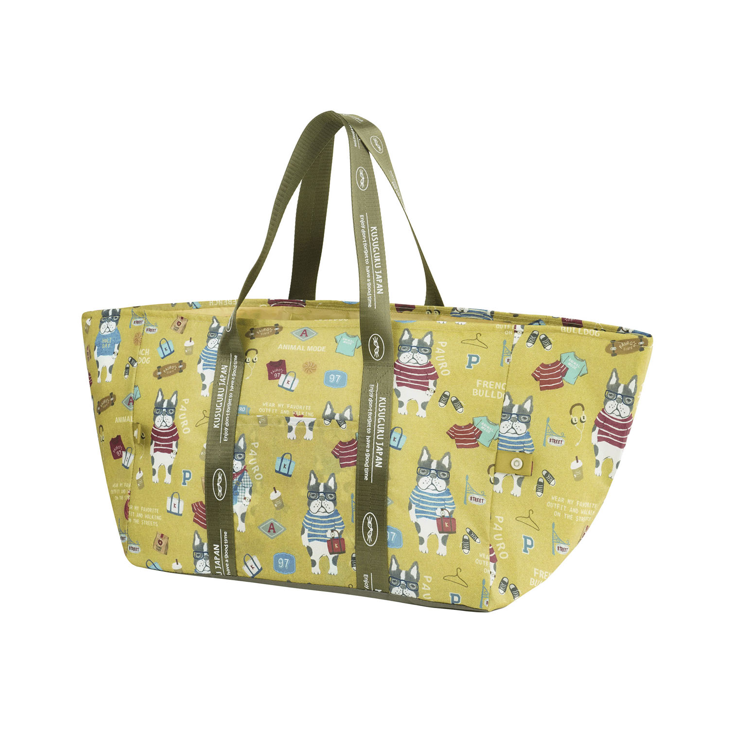 アルミ保冷保温 お買い物バッグ パウロ柄 - 画像3