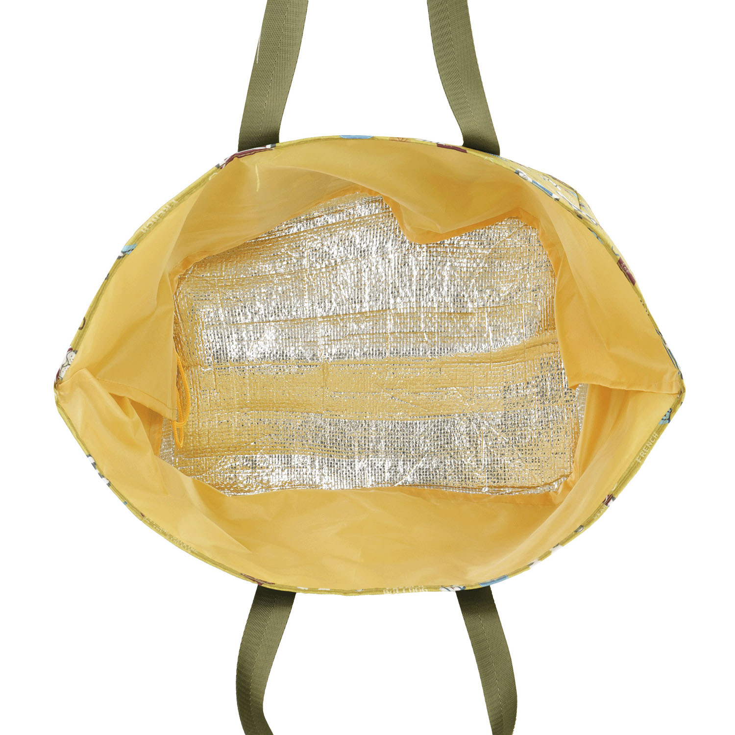 アルミ保冷保温 お買い物バッグ パウロ柄 - 画像5