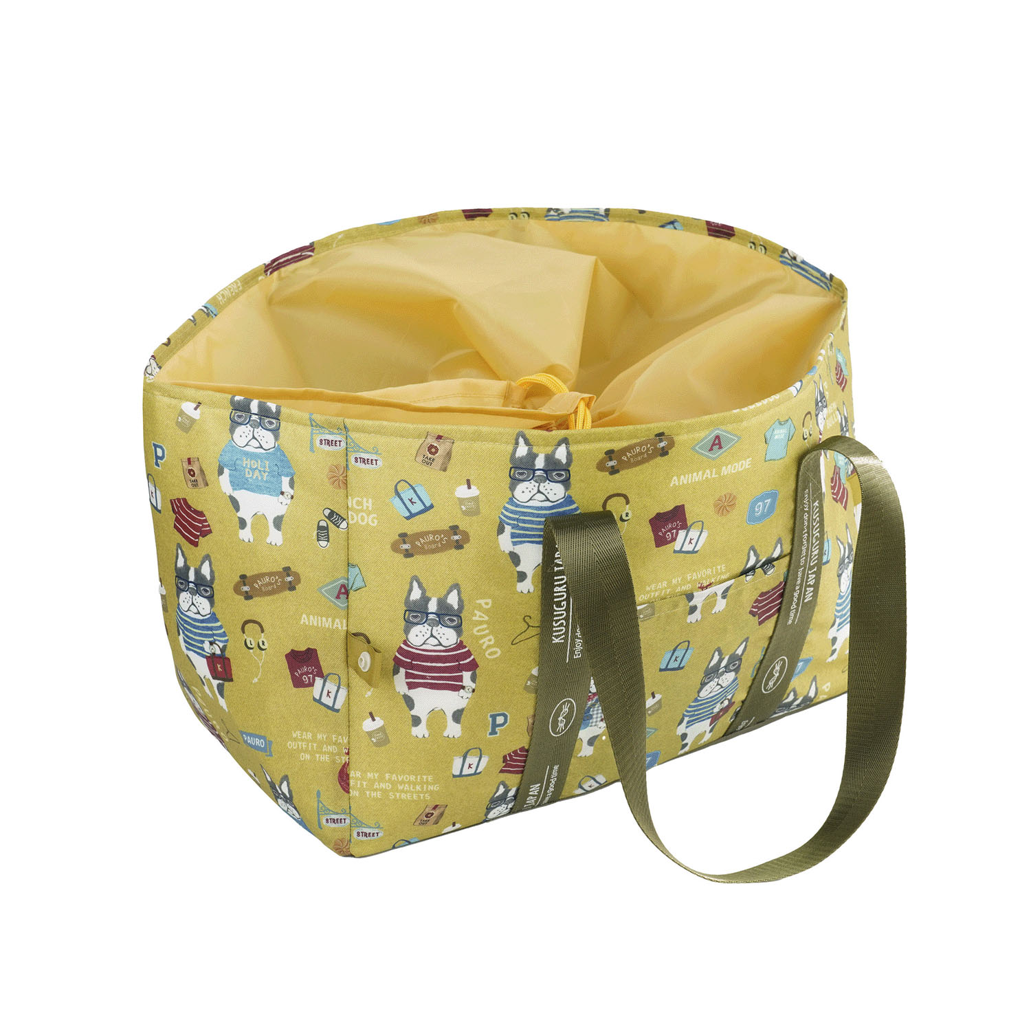 アルミ保冷保温 お買い物バッグ パウロ柄 - 画像7