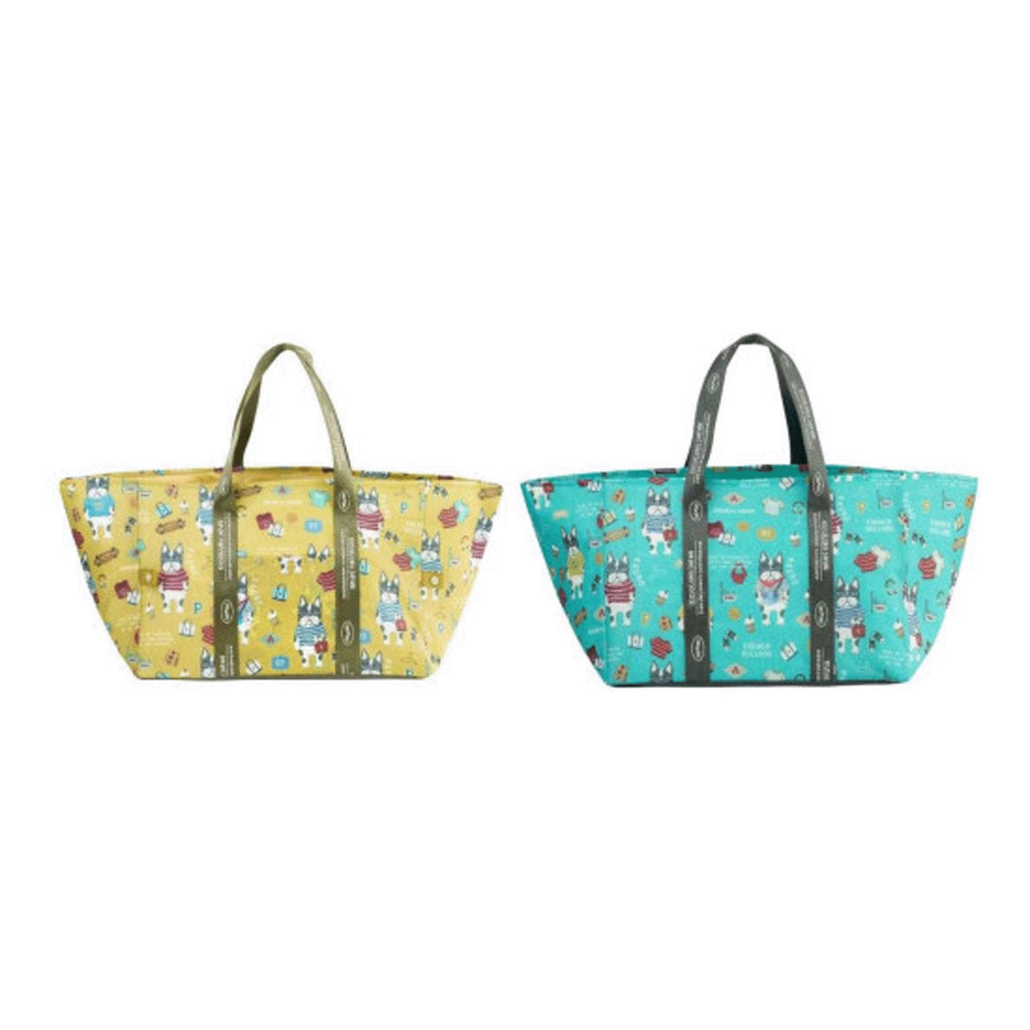 アルミ保冷保温 お買い物バッグ パウロ柄 - 画像1