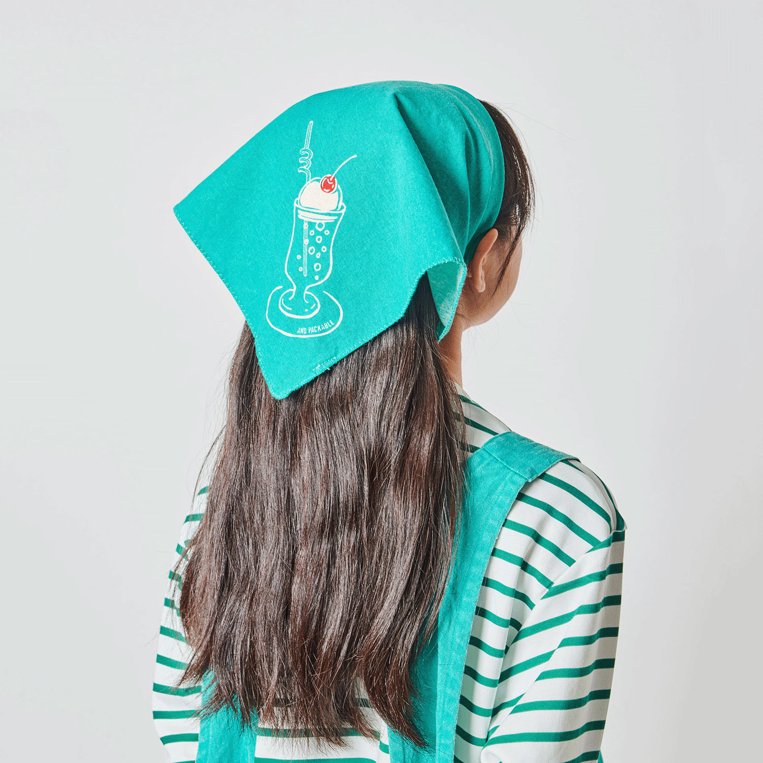 キッズエプロン レガッタ クリームソーダ - 画像4